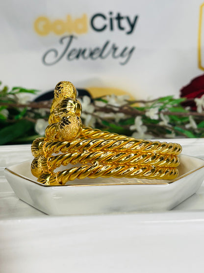 21k Mabrooma Bangle Bracelet