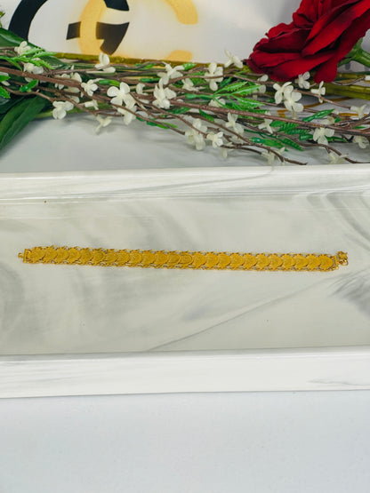 21k Coin Bracelet