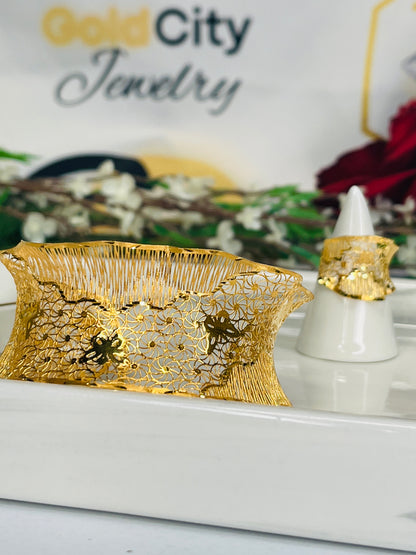 21k Emirati Bracelet + Ring